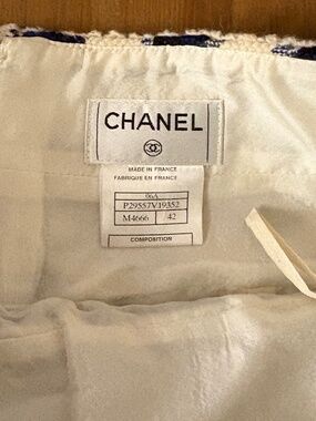 Vintage Chanel tweed skirt
